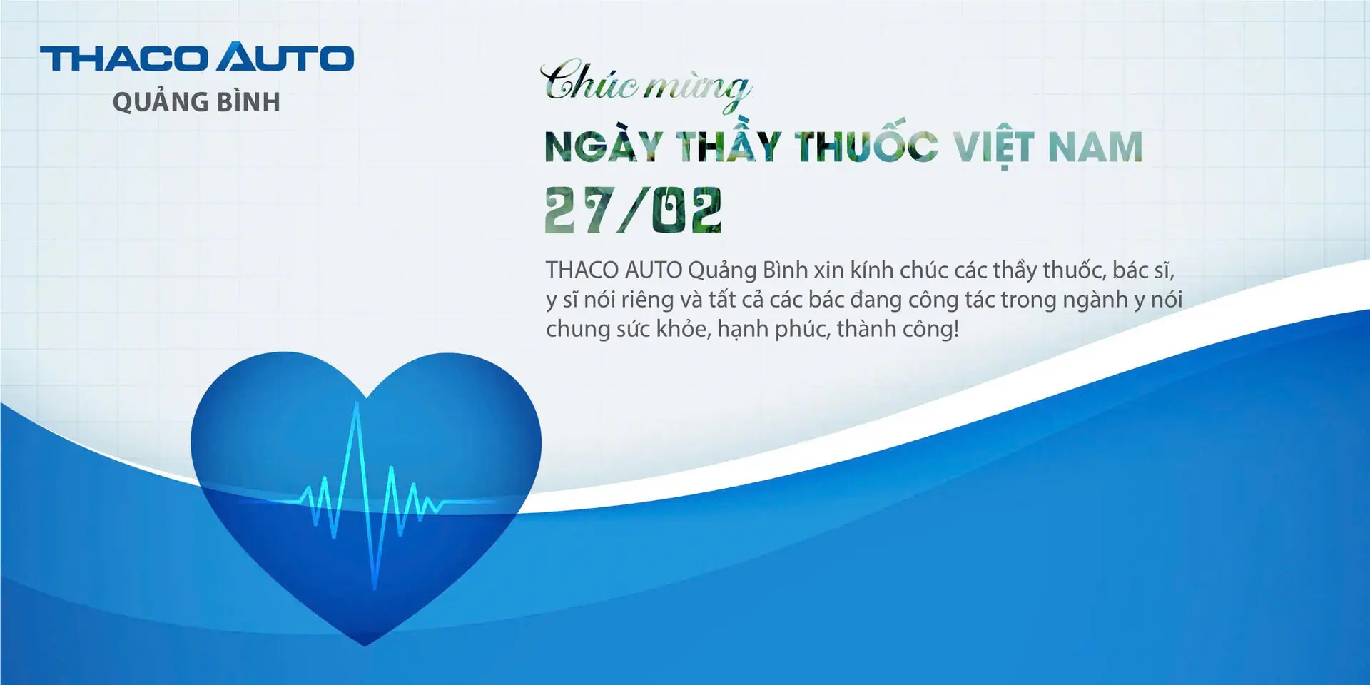 CHÚC MỪNG NGÀY THẦY THUỐC VIỆT NAM 27/02