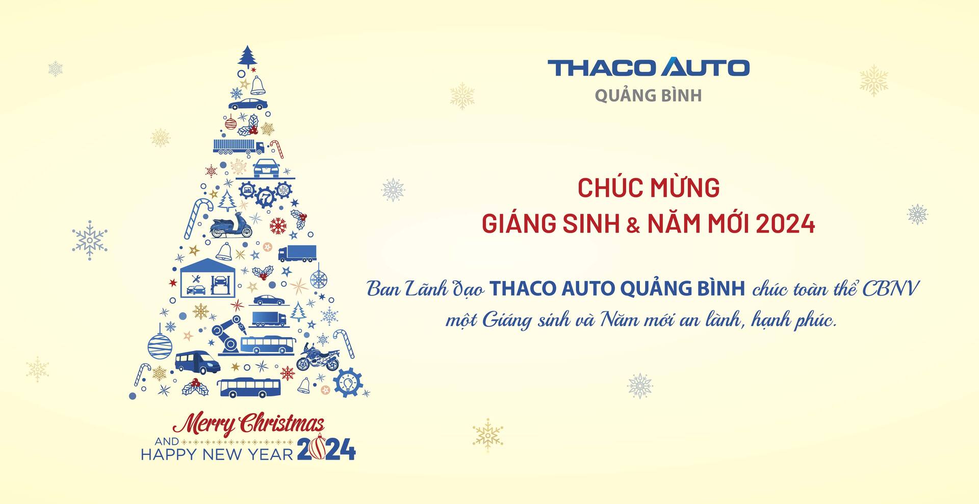 CHÚC MỪNG GIÁNG SINH, NĂM MỚI 2024