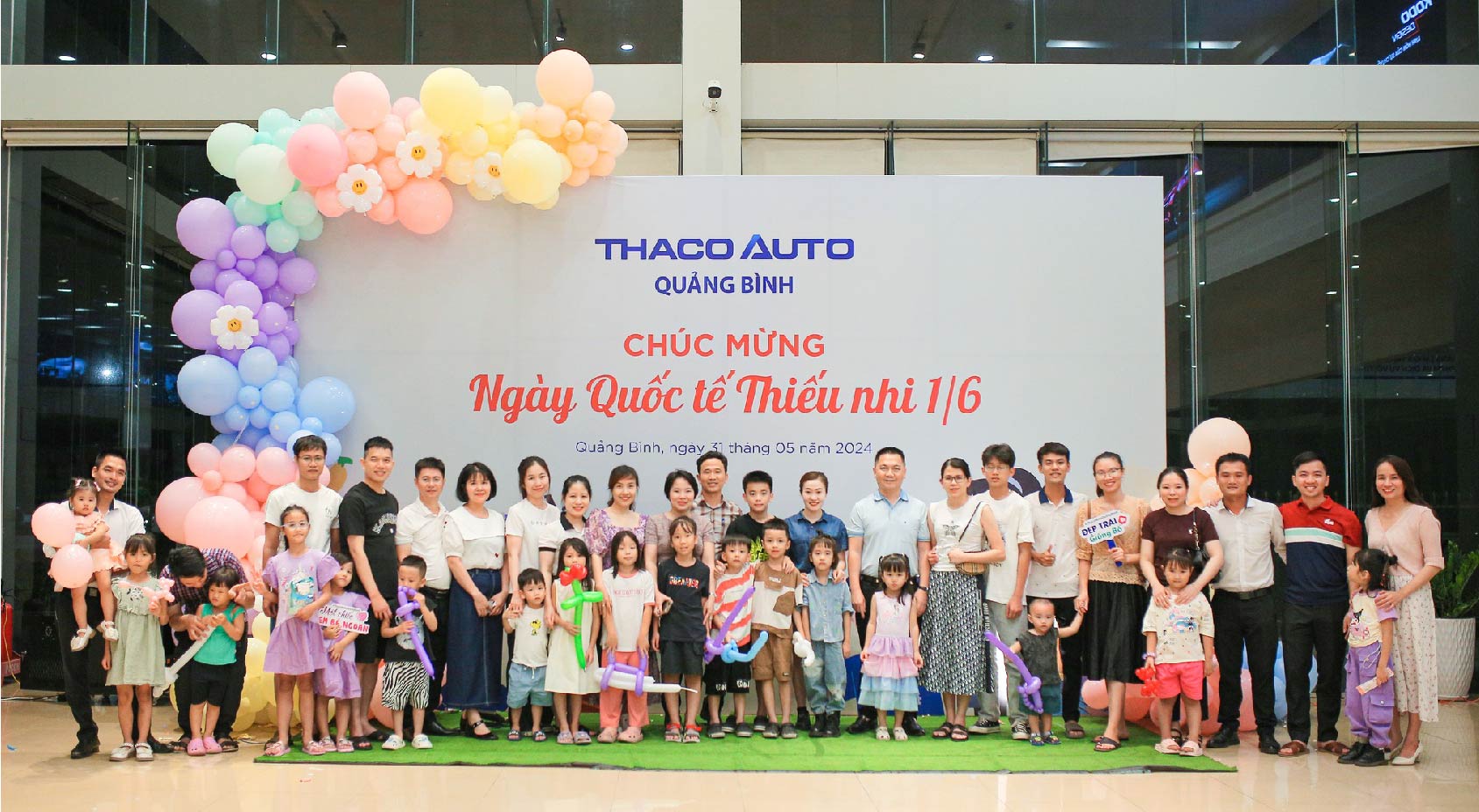 Chúc Mừng Quốc tế Thiếu nhi 1/6 tại THACO AUTO Quảng Bình