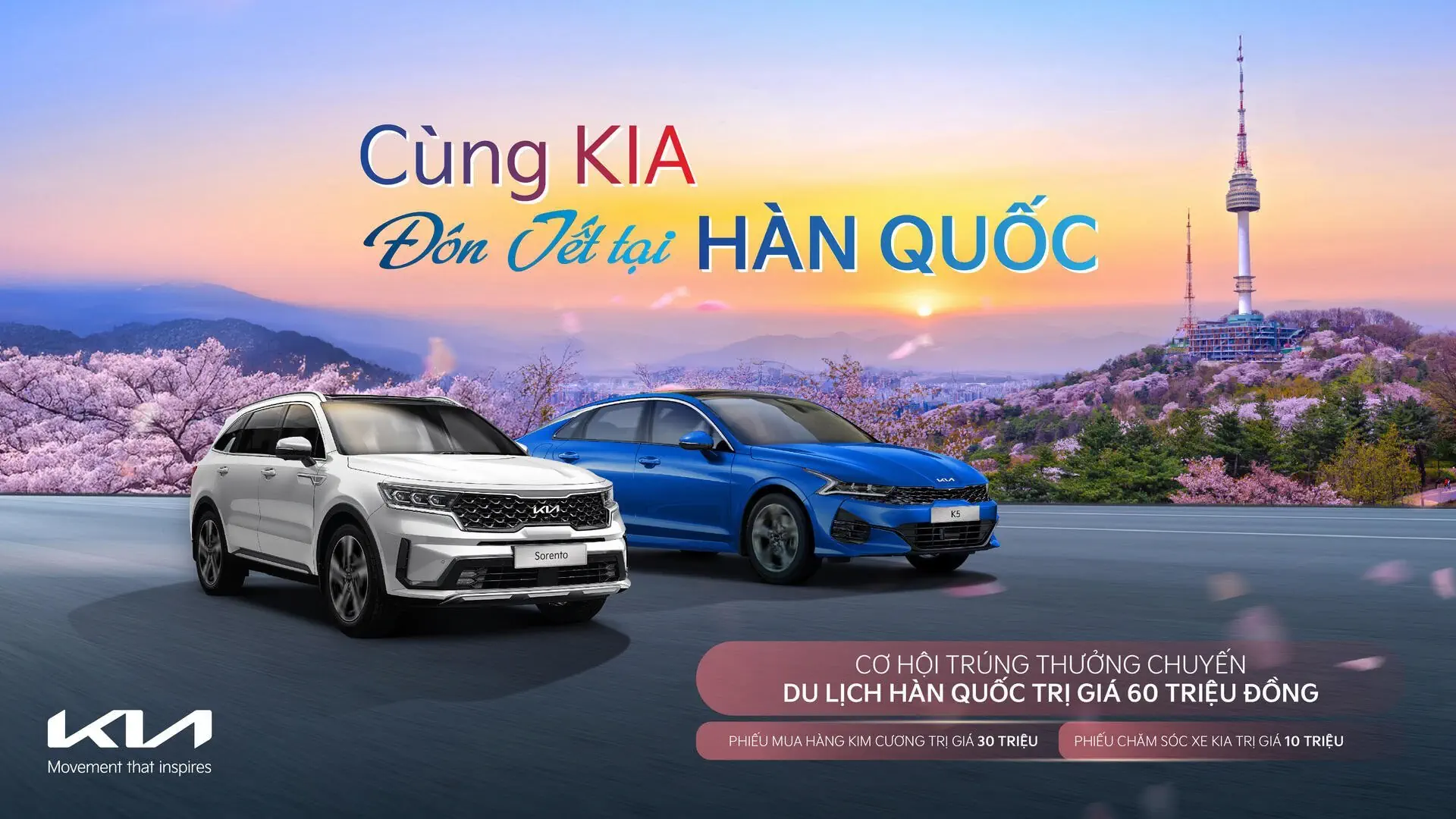 "Cùng Kia đón Tết tại Hàn Quốc" - Cơ hội vàng sở hữu xe sang, du xuân xứ sở Kim Chi cùng Thaco Auto Quảng Bình!