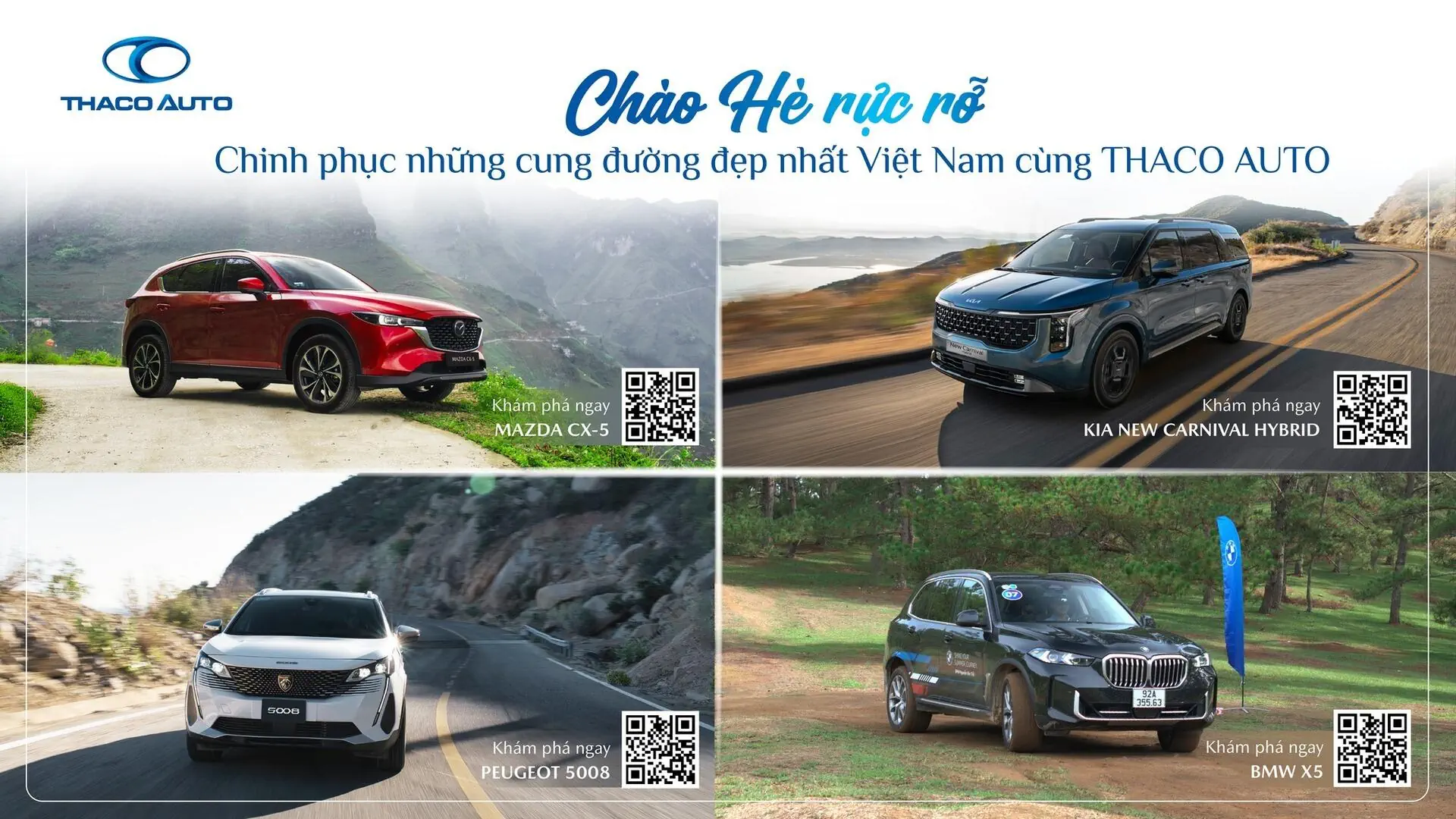 Chinh phục những cung đường đẹp nhất Việt Nam cùng Thaco Auto