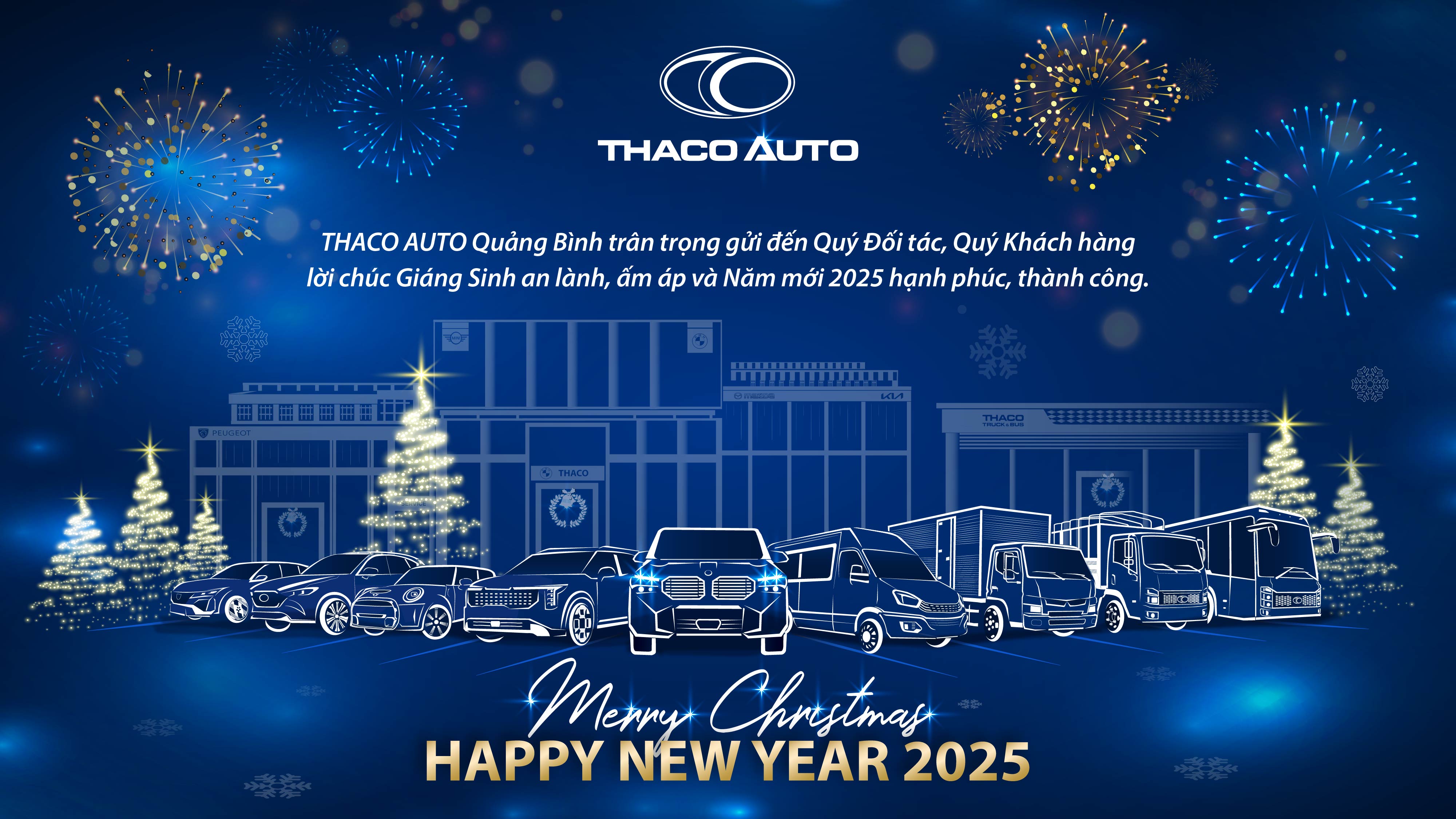 Chúc mừng Giáng sinh và Năm mới 2025